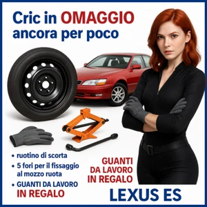 Ruotino Di Scorta 5Fori Misura Da 17 Per La Lexus Es Cric Crick + Chiave Guanti - Bild 1 von 11