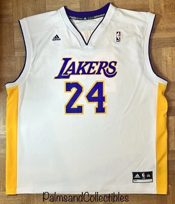 KOBE BRYANT Los Angeles Lakers Adidas #24 Jersey Size XXL SUNDAY WHITES 2XL - Image 1 of 4