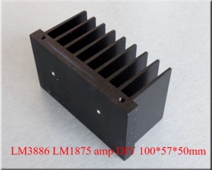1pcs full Aluminum Heatsink suitable for LM3886 LM1875 amp DIY 100*57*50mm NEW - Picture 1 of 1