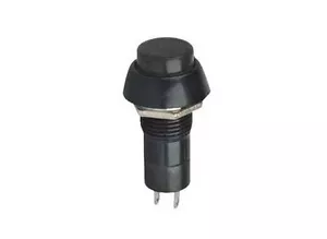 pulsante da pannello normalmente chiuso NC tasto nero 14mm 125V 3A 110V 12V 7674 - Bild 1 von 1