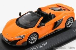 Minichamps 2015 McLAREN 675LT SPIDER ORANGE 1:43 100% Brand New!*NICE!! RARE!! - Picture 1 of 6