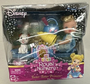 Disney Princess Royal Nursery Mini Doll Cinderella Teeter Totter Princess - Picture 1 of 5