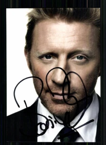 Boris Becker Autogrammkarte Original Signiert Tennis + A 245825 - Bild 1 von 2