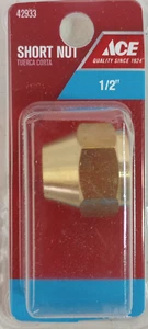 ACE 1/2" Messing kurze Mutter für Bördelrohr Rohrverschraubungen 42933 - Bild 1 von 6