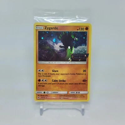 🔥 Pokemon TCG - Zygarde 72/131 S&M Forbidden Light Holo - Sealed Stamp Promo 🔥 - Image 1 of 4