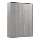 Bestar Usa Claremont Contemporary Engineered Wood Full Murphy Bed In Gray