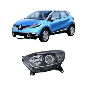 Faro SX per RENAULT Captur 2013-2019 C/Motore (Parabola NERA) - Interno CROMATO - Imagen 1 de 4