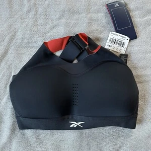 Reebok Womens Pure Move Sports Bra Black Size XSS Workout Yoga - Picture 1 of 6