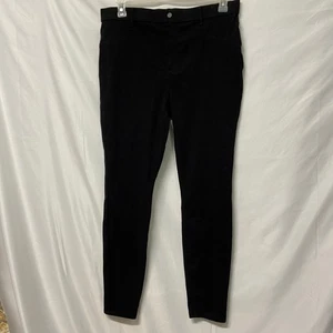 Pantalones de mezclilla Time & Tru elásticos XL 16/18 Jeggings pantalones negros pantalones tiempo y - Imagen 1 de 9