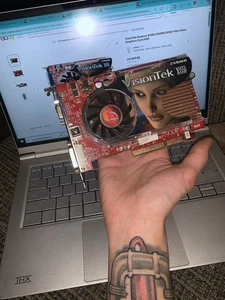 VisionTek Radeon X1550 256MB DDR2 VGA Video Graphics Card AGP - Picture 1 of 5