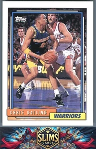 1992-93 Topps Golden State Warriors Chris Gatling #96 - Picture 1 of 2