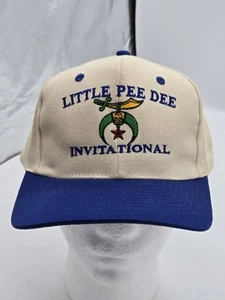 Sombrero de camionero Shriners Little Pee Dee Invitational color tostado caqui nuevo en stock antiguo - Imagen 1 de 7