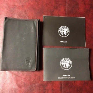 2018 ALFA ROMEO GIULIA OWNERS MANUAL BOOKS & REFERENCE GUIDE CASE ALL MODELS - Picture 1 of 5