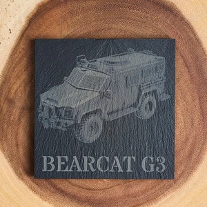 Lenco Bearcat G3 Engraved Slate Coaster | Gift | Present - Picture 1 of 2