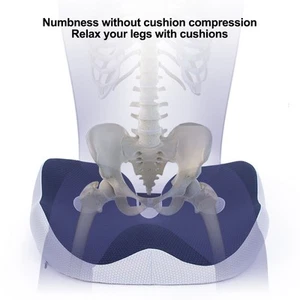 Supportive Memory Foam Cushion for Pain Relief During For Long Sitting - Picture 1 of 15