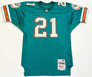 Vintage Wilson Pro Line NFL Miami Dolphins MARK HIGGS #21 Trikot Gr. 44 grün USA - Bild 1 von 10