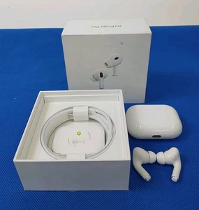 Apple AirPods Pro (2ème génération) USB-C ANC MTJV3AM/A avec embouts **LIRE** - Photo 1 sur 12