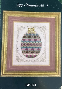 Gezählter Kreuzstich New Egg Elegance #4 Glendon Place GP-121 Muster Gold Schleife - Bild 1 von 3