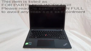 PARTS REMOVED!! Lenovo thinkpad x13 gen2 13.3" Laptop FULL SPECS UNKNOWN - Picture 1 of 18