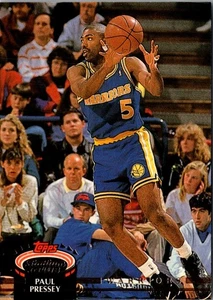 1992 Stadium Club Paul Pressey #326 Golden State Warriors Basketball Card - Picture 1 of 2