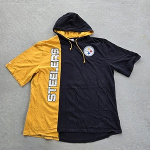 Sudadera con Capucha Mitchell and Ness Pittsburgh Steelers NFL Throwbacks Manga Corta Talla 2XL - Imagen 1 de 14