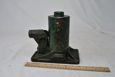 hein werner bottle jack 8 ton green no handle vintage - Изображение 1 из 4