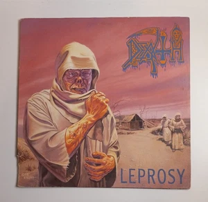 Death - Leprosy (Original Vinyl Unipak LP, 1988) Combat Records - Picture 1 of 5