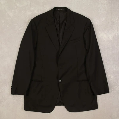 Giorgio Armani Vintage Blazer Jacket M Made in Italy Men's Black Prep - Image 1 of 4