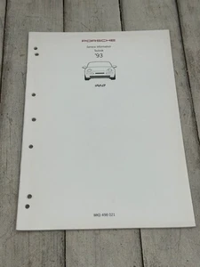 1993 Porsche 968 Service Information Technik 93 Training Manual WKD 498 021 - Picture 1 of 3