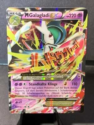 Pokemon TCG M Galagladi-EX / M Gallade-EX 100/108 XY6 Drachenleuchten - Full Art - Image 1 of 2