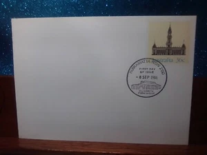 First Day Cover📮(PSE) Collingwood Town Hall 1986 📮Parramatta NSW - Foto 1 di 2