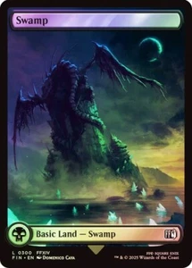 Swamp (0300) Final Fantasy Foil MTG Magic The Gathering  - Picture 1 of 1