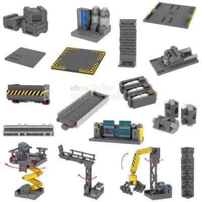 MOC Military Robot Base Army Scene Tower House Weapon Building Blocks Set Lot - Image 1 of 4