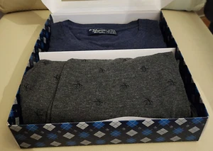 PENGUIN Men's LONG SLEEVE CREW & BOTTOM Pajama Men's L LOUNGE Set NWT - Picture 1 of 6