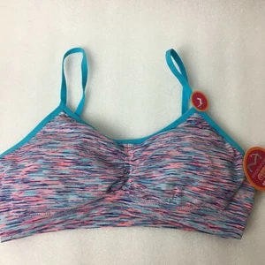 Maidenform Space-Print Ruched Seamless Crop Bra,Little Girls & Big Girls,L 10/12 - Picture 1 of 6