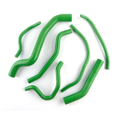 For Yamaha FZ1 2006 2007 2008 2009 2010 Silicone Radiator Coolant Hose Green - Изображение 1 из 4
