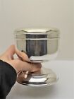 Nice Older Silver Plated Host Box, Low Ciborium, Travel Size (CU750) chalice co