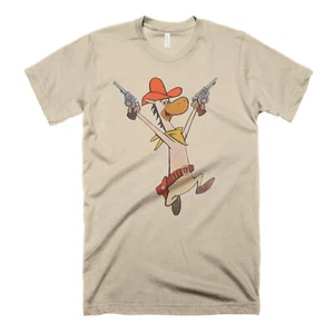 Quick Draw McGraw Shirt Retro Graphic Tees Vintage Cartoon Shirt Mens Nostalgic - Picture 1 of 4