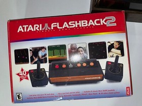 Atari Flashback 2 Classic Game Console 26519, CIB w/ Controllers - WORKS TESTED!