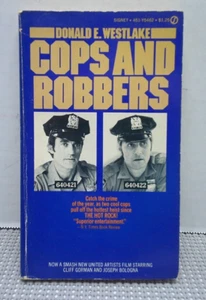 COPS AND ROBBERS DONALD E. WESTLAKE 1st PRINT MAY 1973 UNITED ARTIST FILM GORMAN - Picture 1 of 8