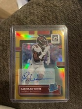 2022 Panini Donruss Optic Gold Prizm #243 Rachaad White /10 Auto RC Rookie