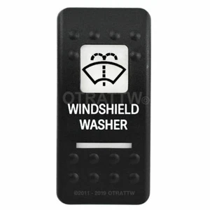 OTRATTW Carling Tech Contura II Rocker Switch, WINDSHIELD WASHER, WHITE LENS - Foto 1 di 6