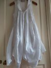  All Saints Echo Dress 10 White Lace Pintucks Victorian Parachute Cotton Vintage