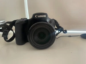 Canon Powershot SX60 HS 16.1MP Digital Camera - Black with Battery, Charger and - Picture 1 of 8