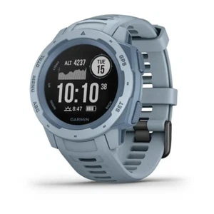 Garmin Instinct Rugged GPS Watch - Sea Foam Blue *New* **Ex Display** - Picture 1 of 2