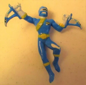 Power Rangers - azul Ranger - adorno-3"-2002 - Imagen 1 de 3