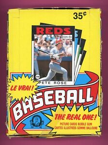 1986 OPC Baseball Wax Box ~ 36 Packs ~ Unopened/Unsearched (Original Owner)