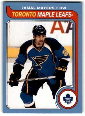 2008-09 O-Pee-Chee '79-80 Retro Jamal Mayers #491 Toronto Maple Leafs - Image 1 of 2