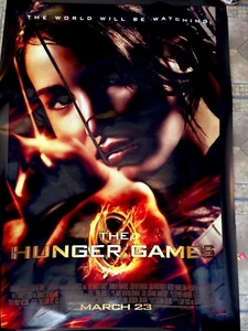 JENNIFER LAWRENCE DIE HUNGERSPIELE VOLLE GRÖSSE 27X40 FILMPLAKAT - Bild 1 von 3