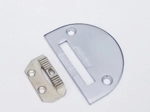 NEEDLE PLATE AND FEED DOG 18030, 18031 fits SEIKO STH-8BLD, STH-8BL - Picture 1 of 2